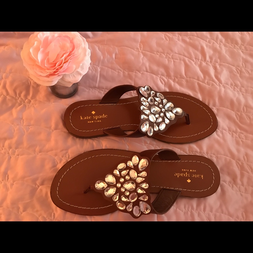 FINAL SALE 🇱🇷Cora Crystal Embellished Leather