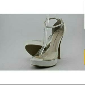 Chinese Laundry white stilettos