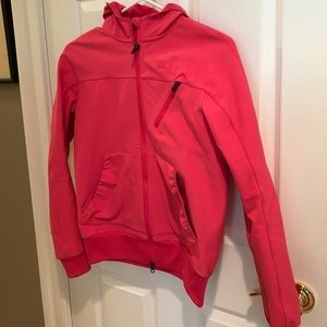 Nike pink running jacket- size 4-6