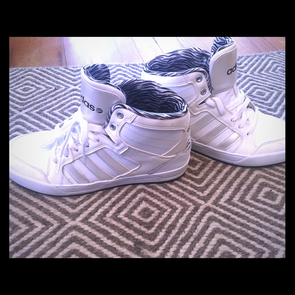 Adidas original high tops white