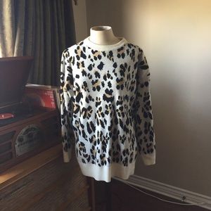 Minkpink Wilderness leopard sweater