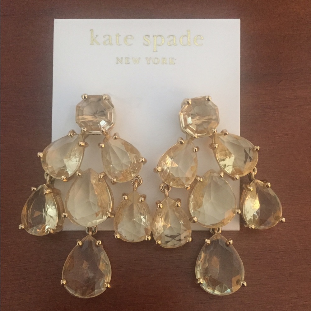Kate Spade chandelier earrings - worn once