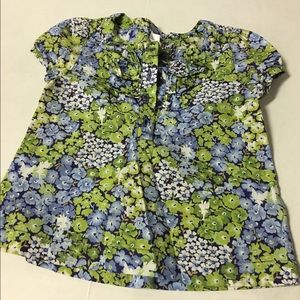Janie & Jack Bright and gorgeous floral shirt