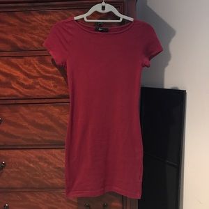 Maroon bodycon dress