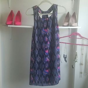 Blues Pinks & Purples Dress