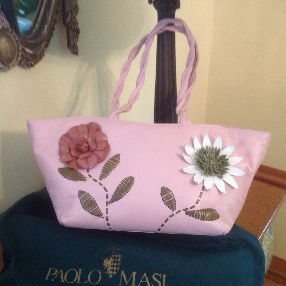 HP☘💐❤️7/23 Pink purse Paolo Masi, Italian, HP