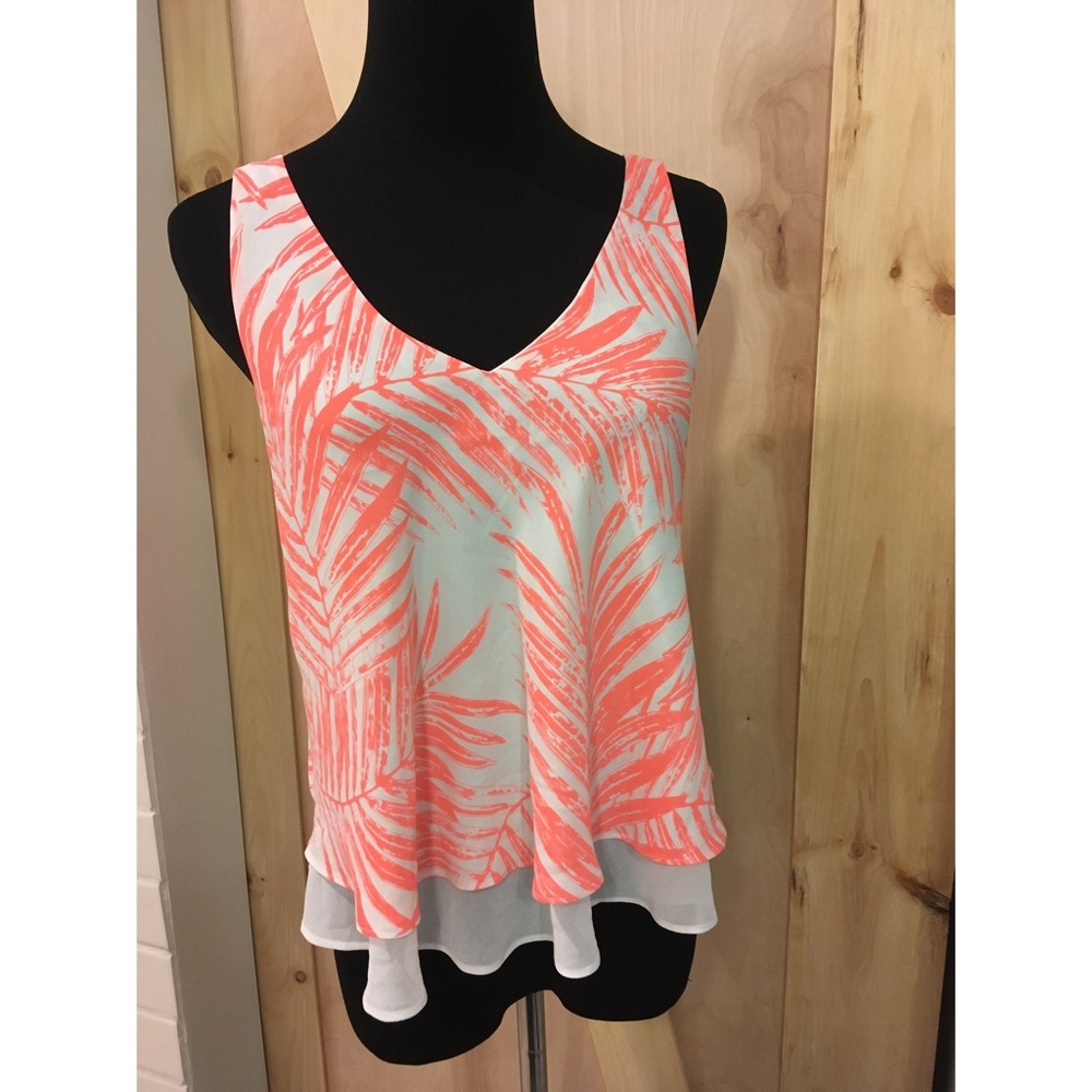 NWT chiffon tank top. Brand new.