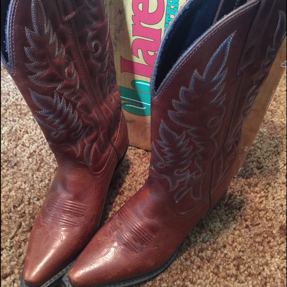 Authentic cowboy boots