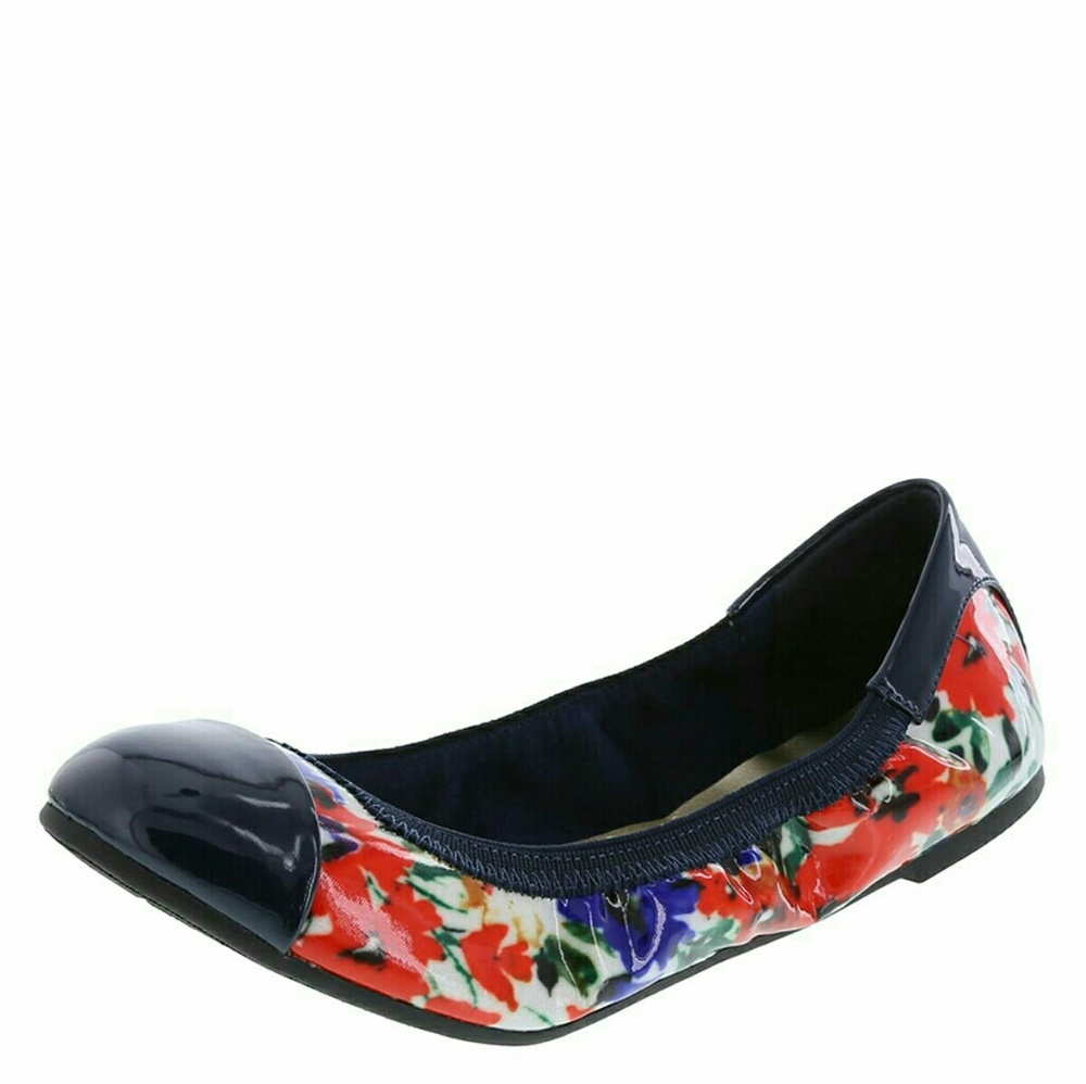 DEXFLEX COMFORT FLORAL SCRUNCH FLATS