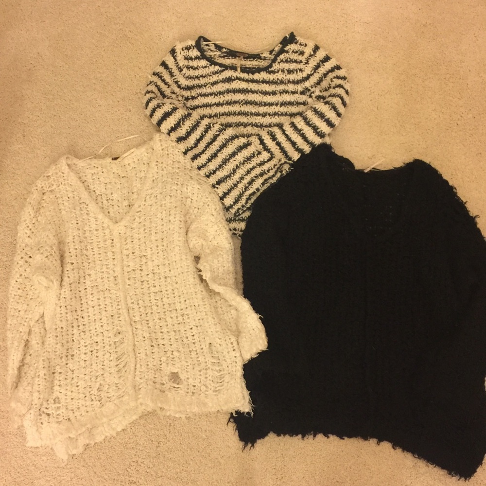3 FP sweaters