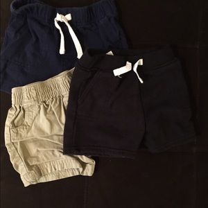 3 pairs baby boy shorts 6-9 months