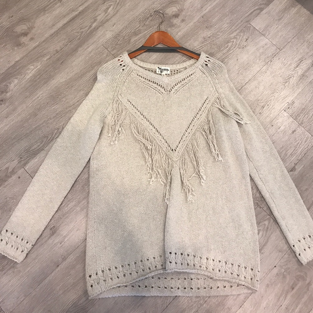 Show Me Your MuMu Fringe pullover