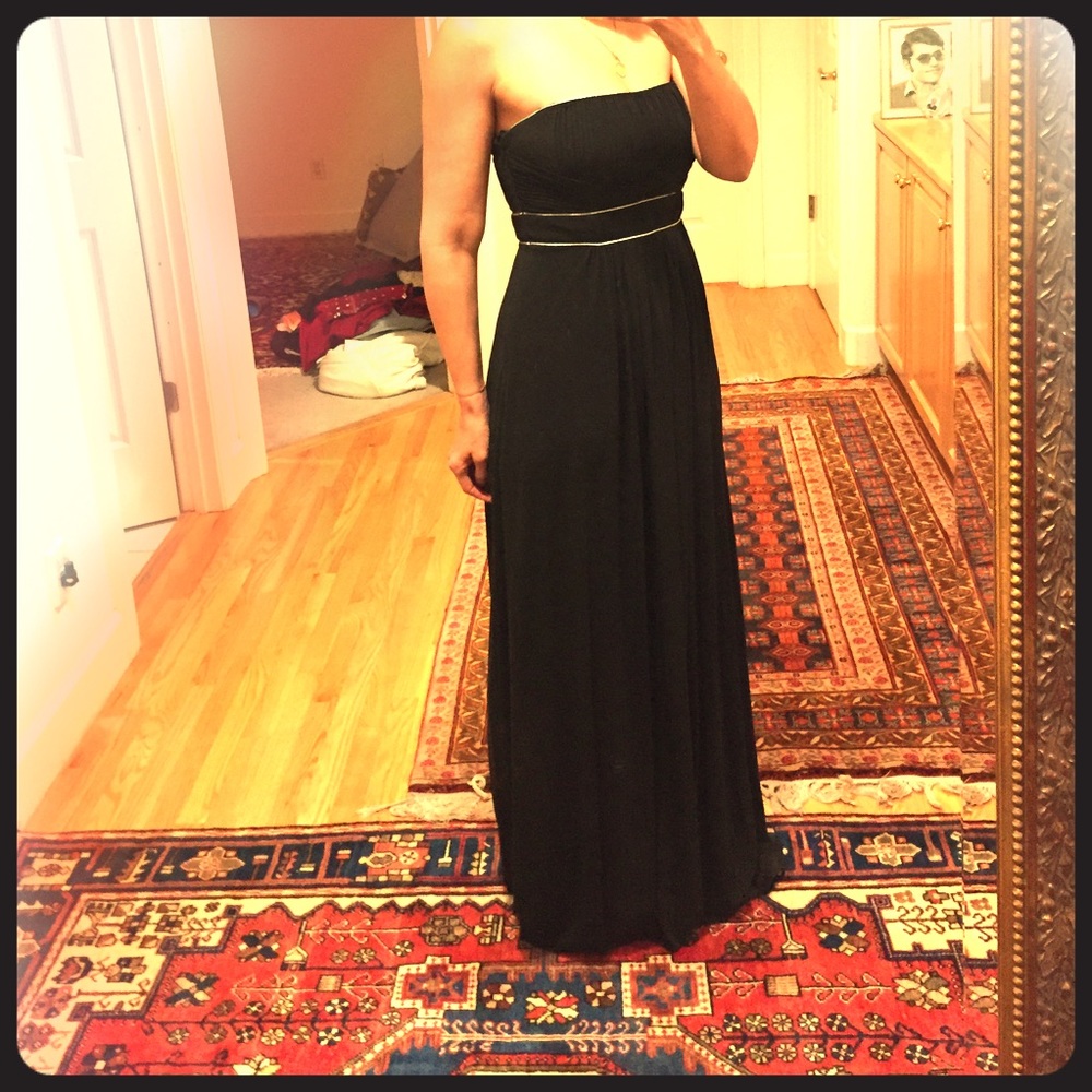 BCBG long black gown / dress