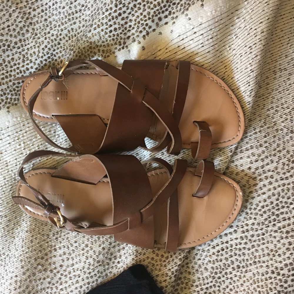 Bar III Brown Sandals - Sz 6