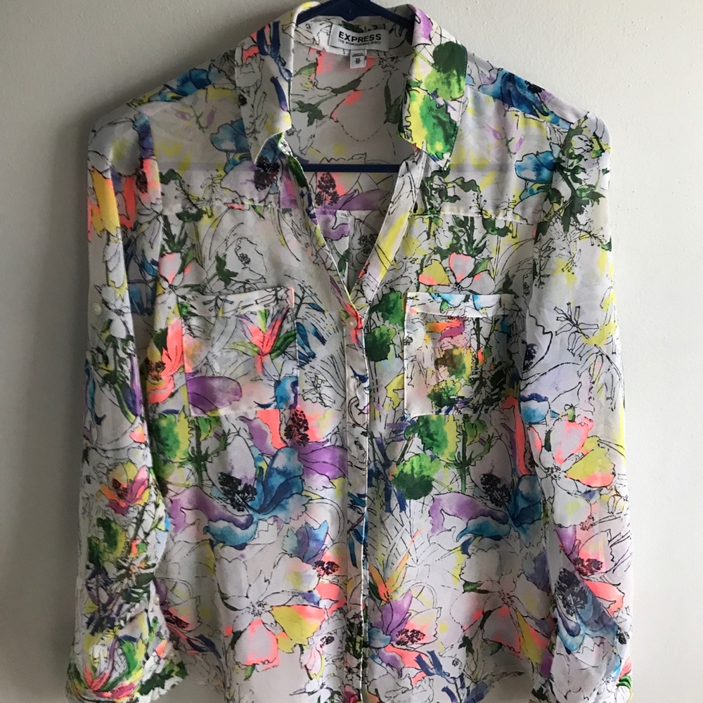 Express Watercolor Portofino Shirt