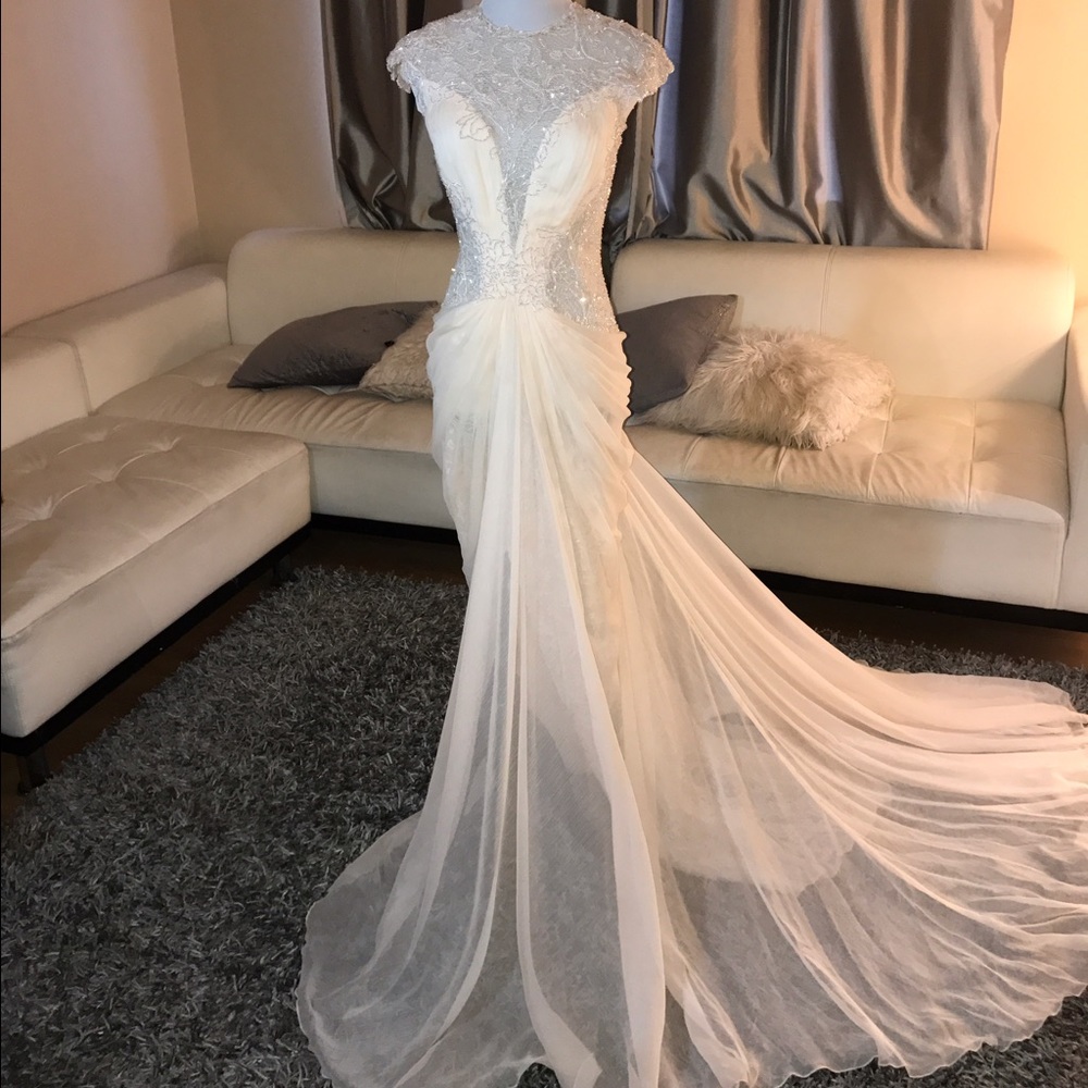 Tadashi Dress Chiffon Beaded