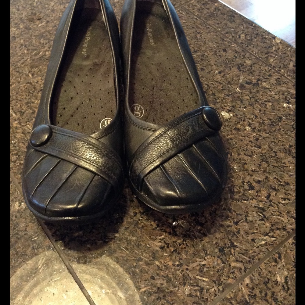 Black Button Shoes