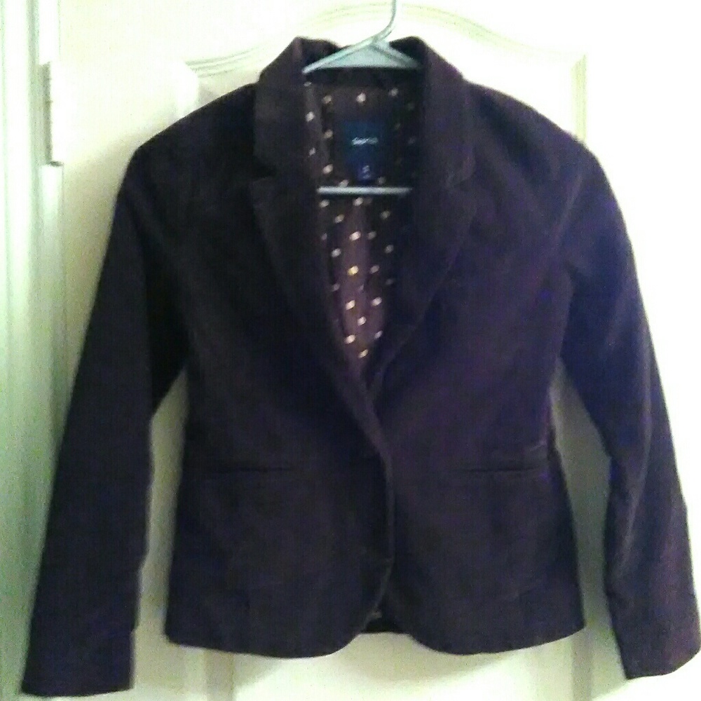 GAP KIDS Girls Velour blazer SZ M (8)