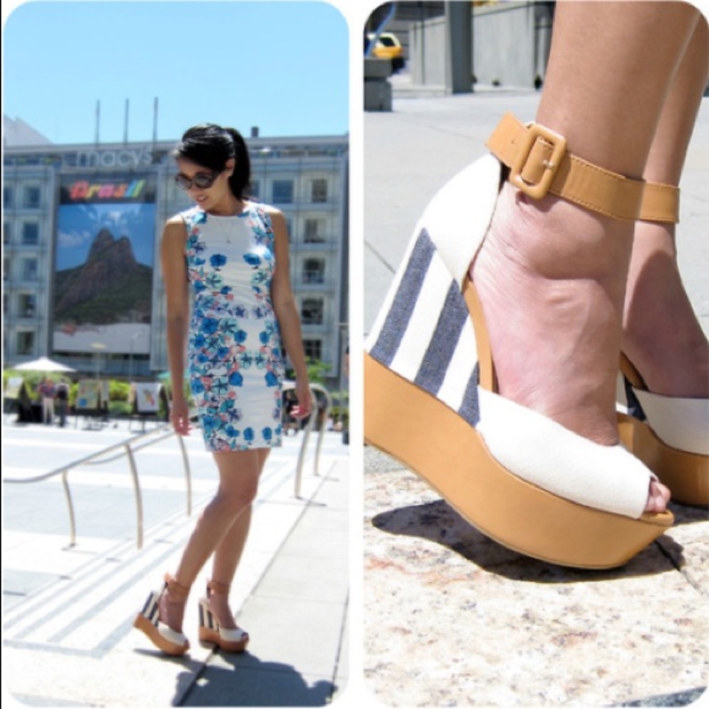 Jessica Simpson Cocoa tan wedges