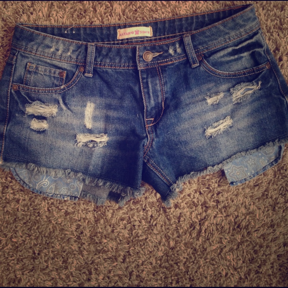 Alter'd state jean shorts