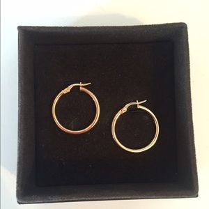 Roberto Coin 18kt gold hoop earrings