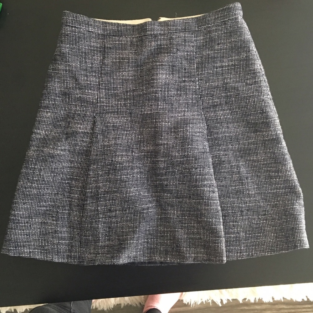Jcrew navy skirt