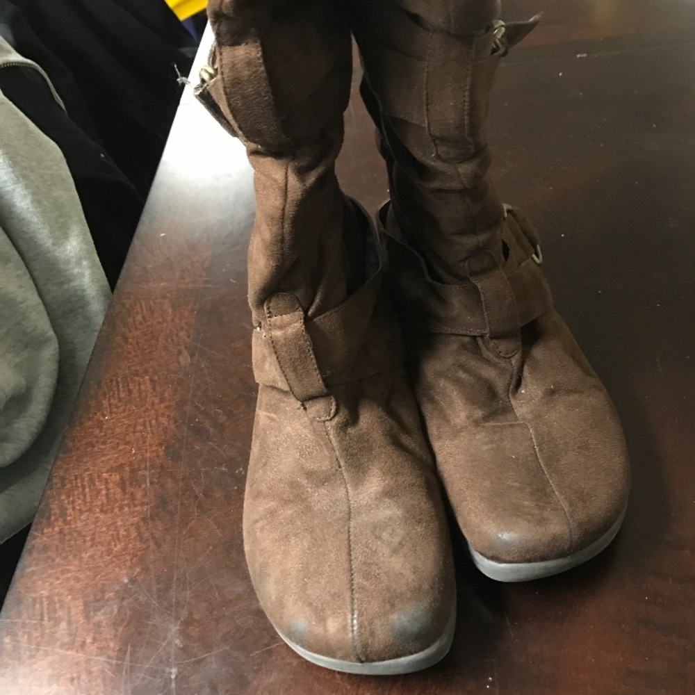 Brown boots
