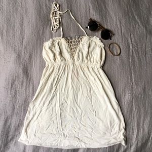 Free People Beaded Boho Flowing Tank Top (S)