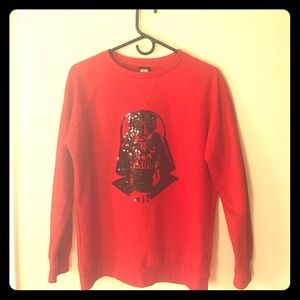 Star Wars Darth Vader Sequin Crewneck Sweater