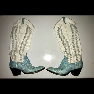 Larry Mahan Cowboy Boots- EUC