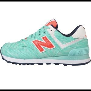 Women's New Balance 574 in Summer Waves