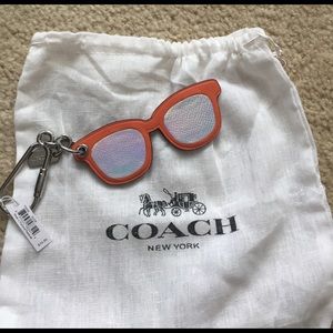 Coach sunglasses keychain/bag tag