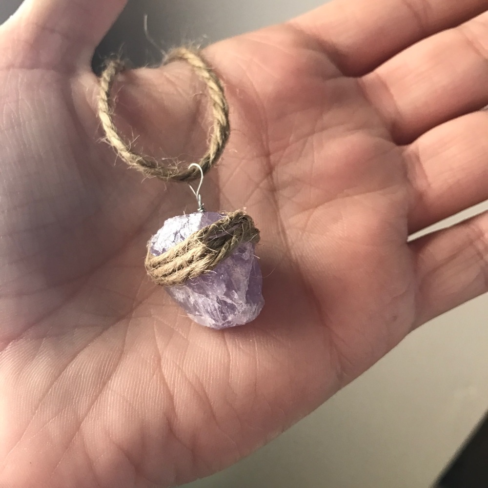 Handmade Amethyst necklace