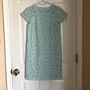 LOFT lace dress in mint