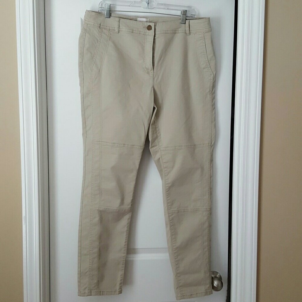 Chicos Khaki Pants, 2.5 (14)