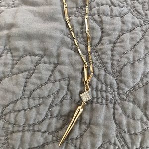 Long gold Stella and Dot necklace