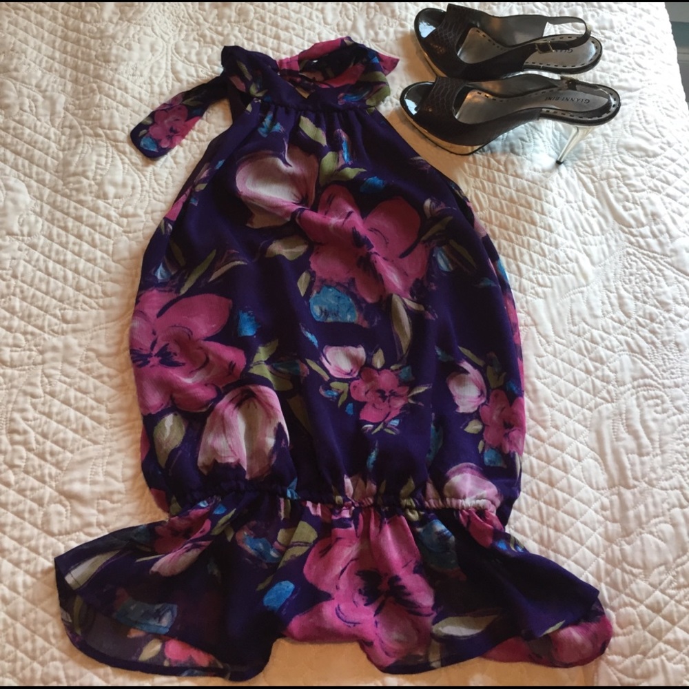 Spring floral blouse