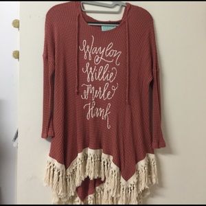 Judith March top with cute little hood!