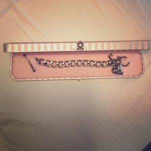 Juicy couture charm starter bracelet.
