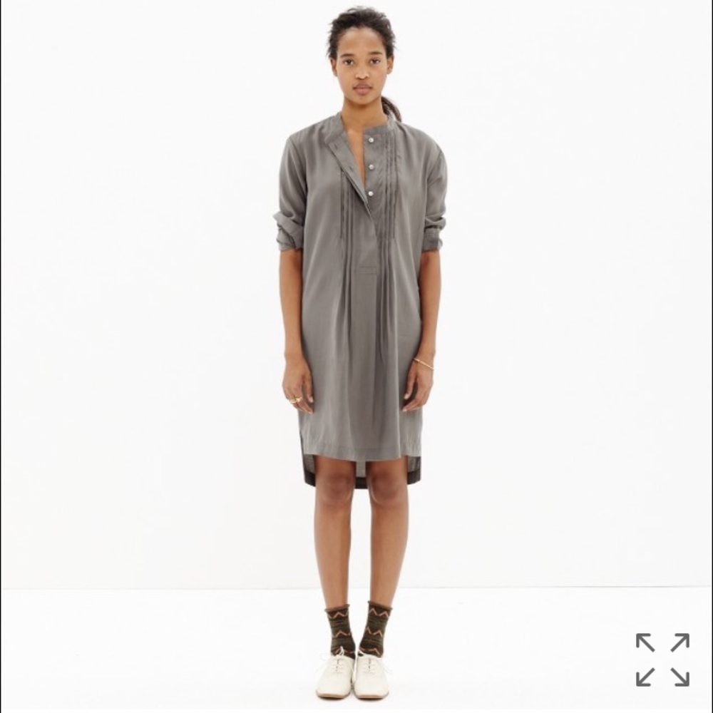Madewell Pleated tunic dress