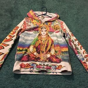 Vibrant zip up