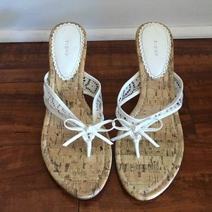 CLOSET CLOSING❗️White Wedge Sandals