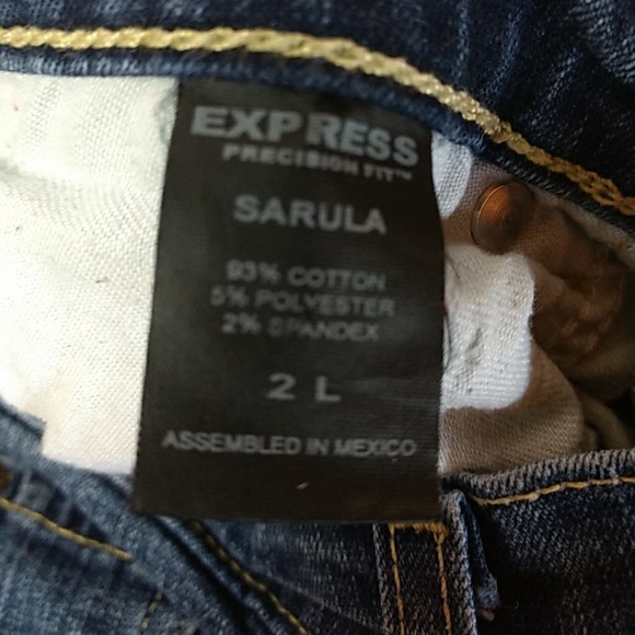 EXPRESS JEANS SARULA sz 2L - Picture 6 of 8