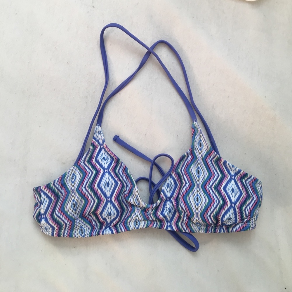 Colorful bikini top