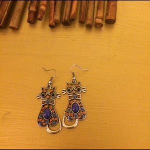 Cat earrings