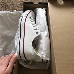 Women's white converse
