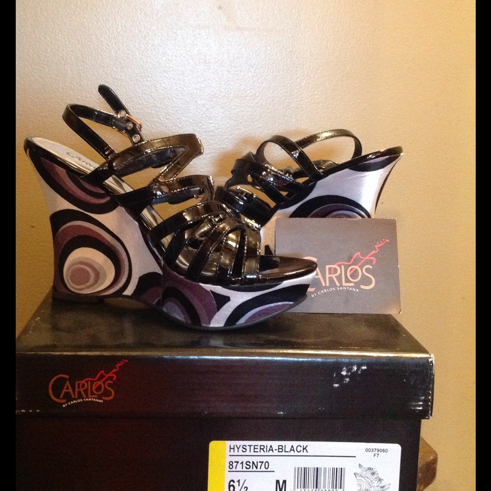 Carlos Santana Hysteria Black sandals