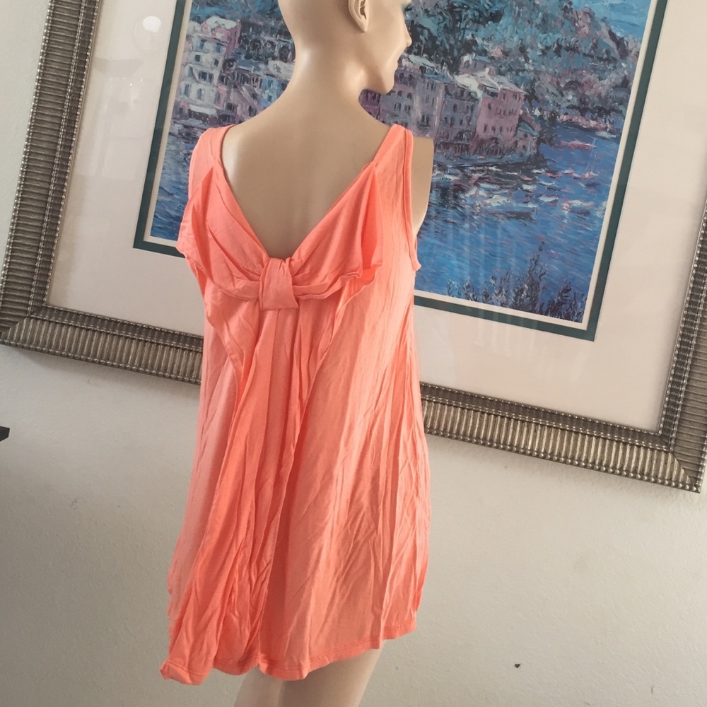 Women bow back sleeveless dolman top spring tops - Picture 1 of 3