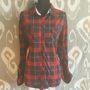 Plaid button up