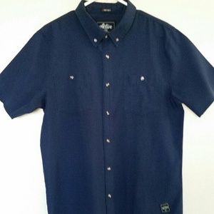 $PRICE DROP$  ACTIVE, navy blue button down
